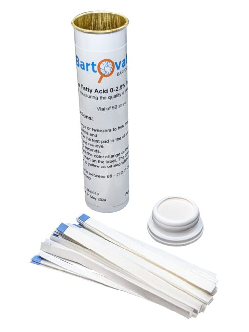 Version 1.0.0 Bartovation FFA Test Strips 0–2.5% — Deep-Frying Oil Quality