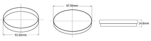 ขนาด petri dish Petri Dish 90x15mm , Sterile , 10Pcs/Bag, Wanox