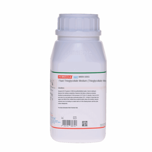 m009-500g Fluid Thioglycollate Medium (Thioglycollate Medium, Fluid) , 500g , Himedia™