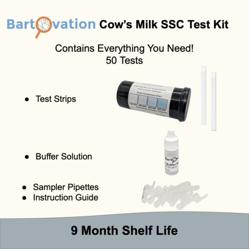 Bartovation SCC cows milk test strips for subclinical mastitis screening and milk quality monitoring — available in Thailand from BCST